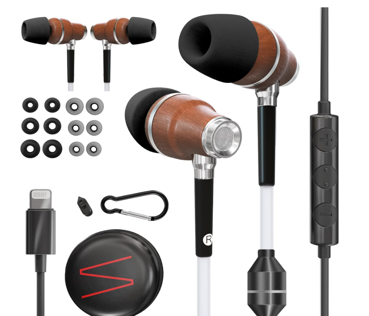 Symphonized Premium Wooden Airtube Headphones