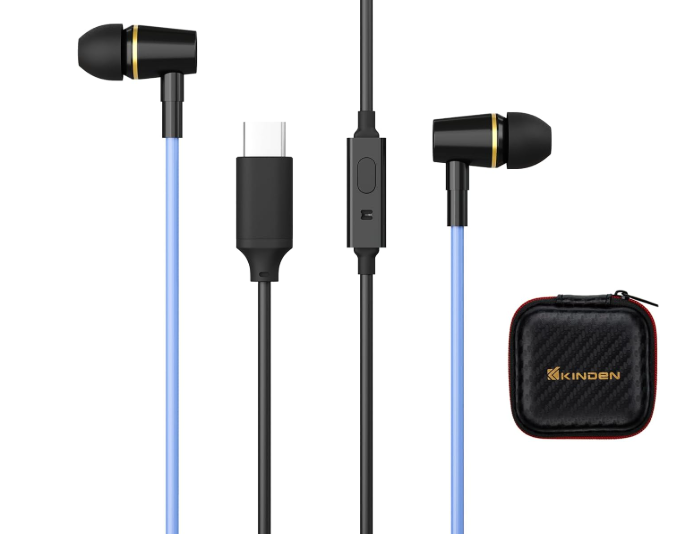 EMF-Safe Air Tube USB C Headphones