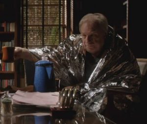 Chuck McGill Space Blanket Blocks Microwave Radiation