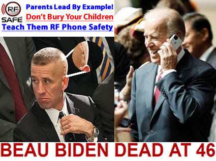 Did Cell Radiation Cause Brain Tumor Of VP Joe Biden's Son Beau Biden? * RF SAFE® Frequency Safe