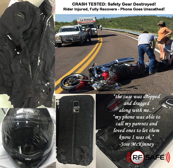 Jose McKinney Motorcycle Crash RF Safe Case