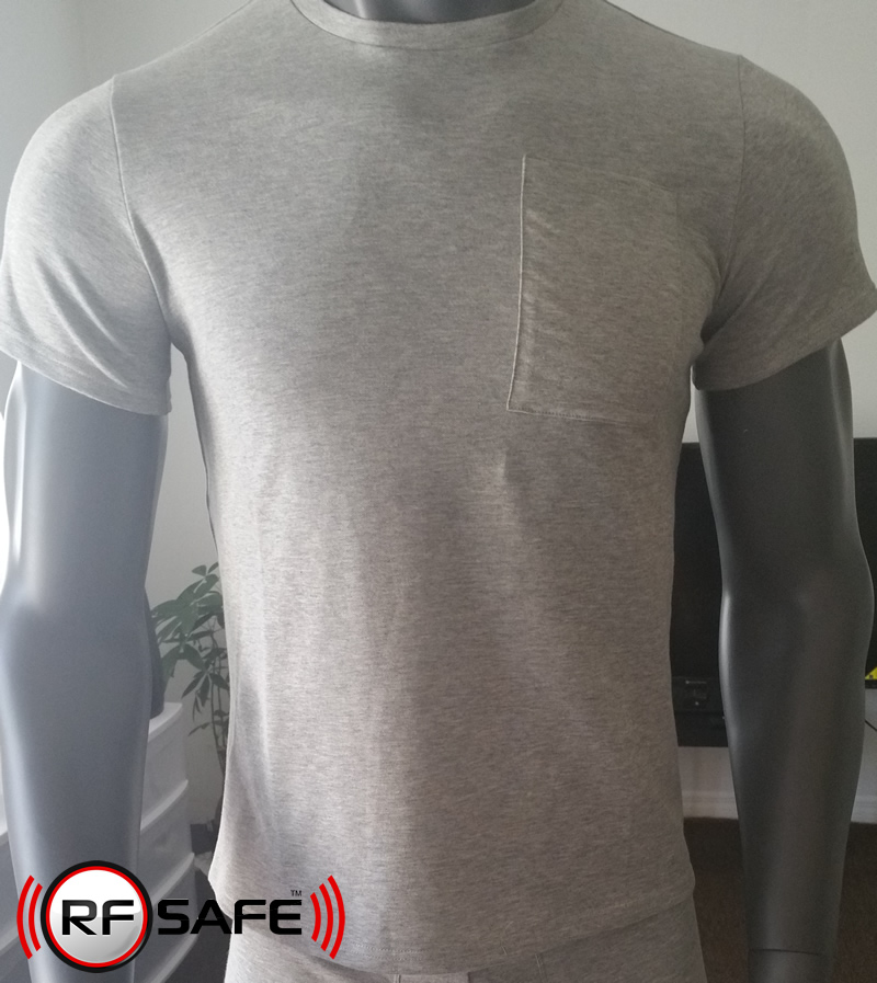 Men's EMF/RF Shielded Pocket T-Shirt