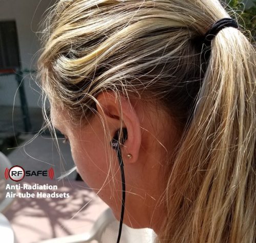 QuantaBuds™ Air Tube Headsets For Reducing Wireless EMR Exposure QuantaDefense™